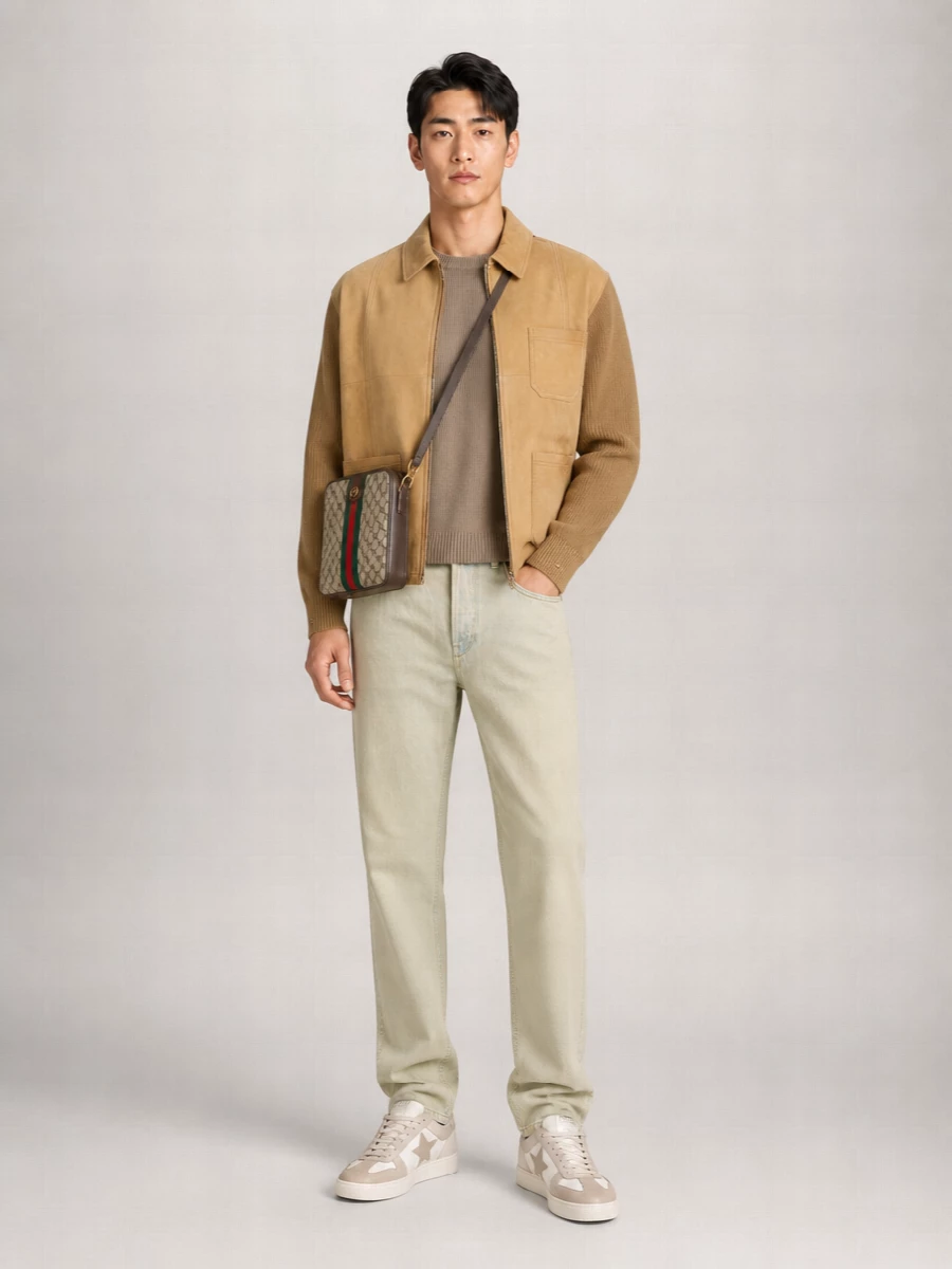 Golden Goose Leather Neil Jacket