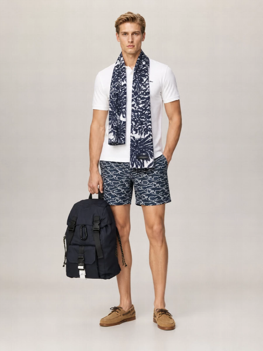 Paul & Shark Printed Swim Shorts