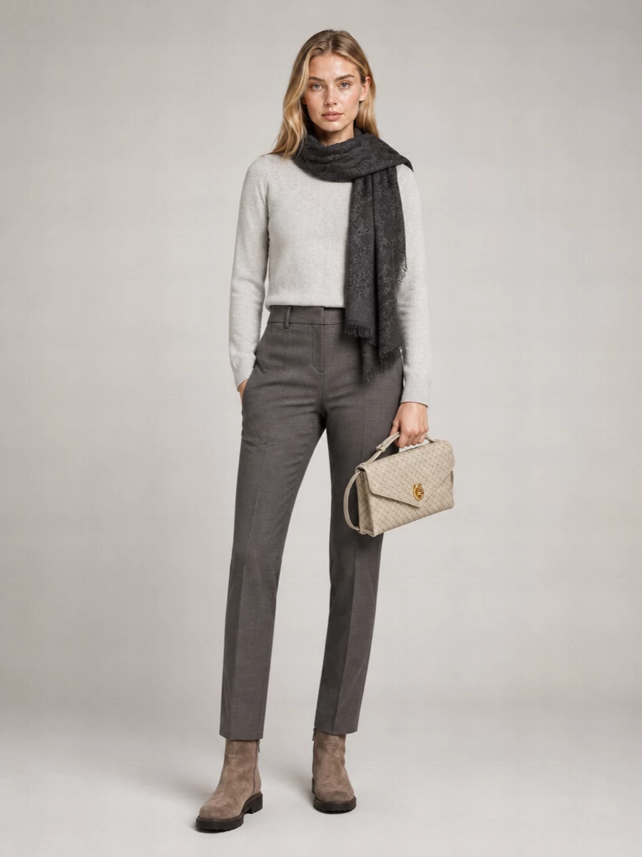Brunello Cucinelli Cashmere Ribbed Crew-Neck Sweater