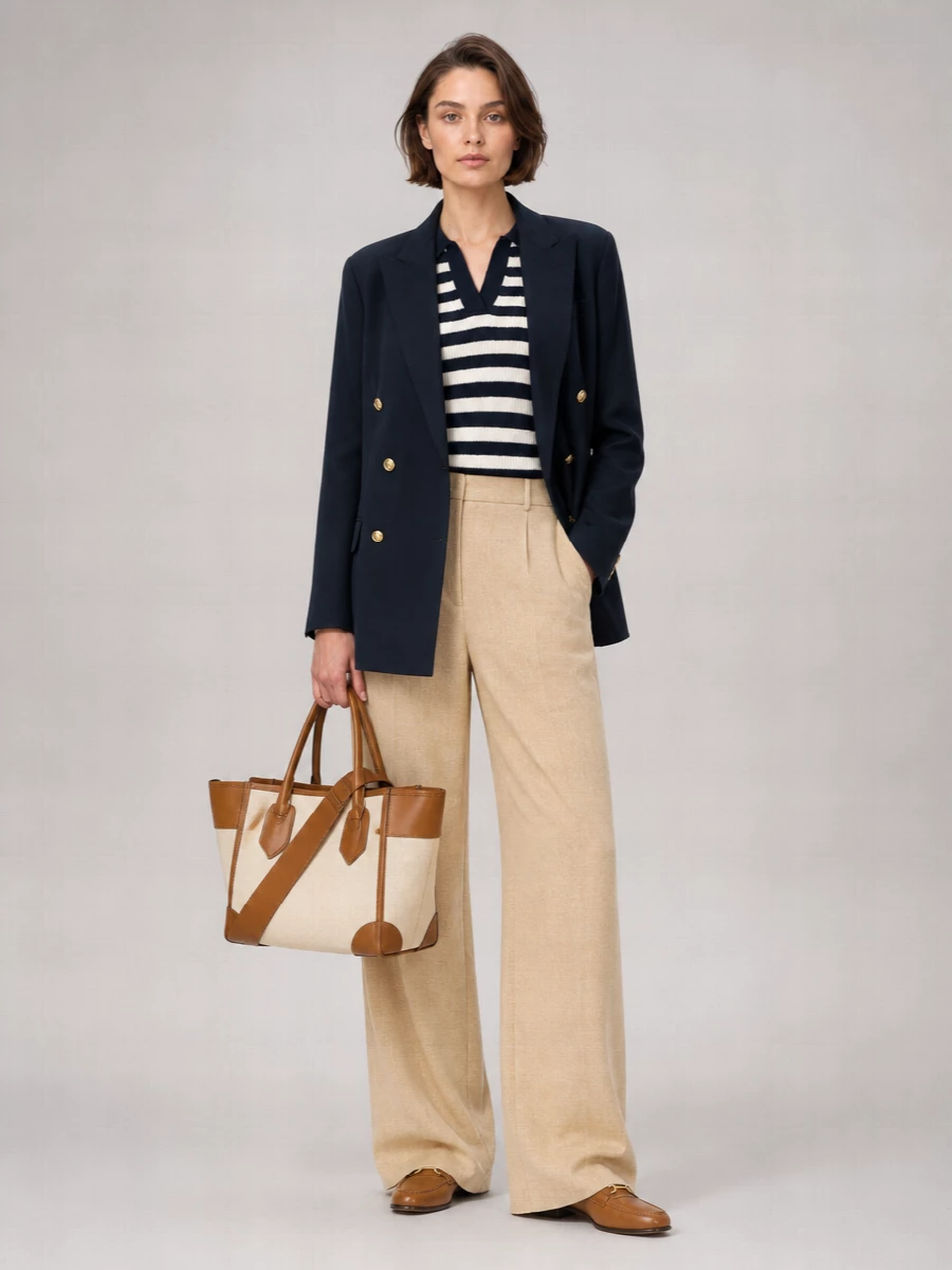 Polo Ralph Lauren Double-Breasted Wool Blazer