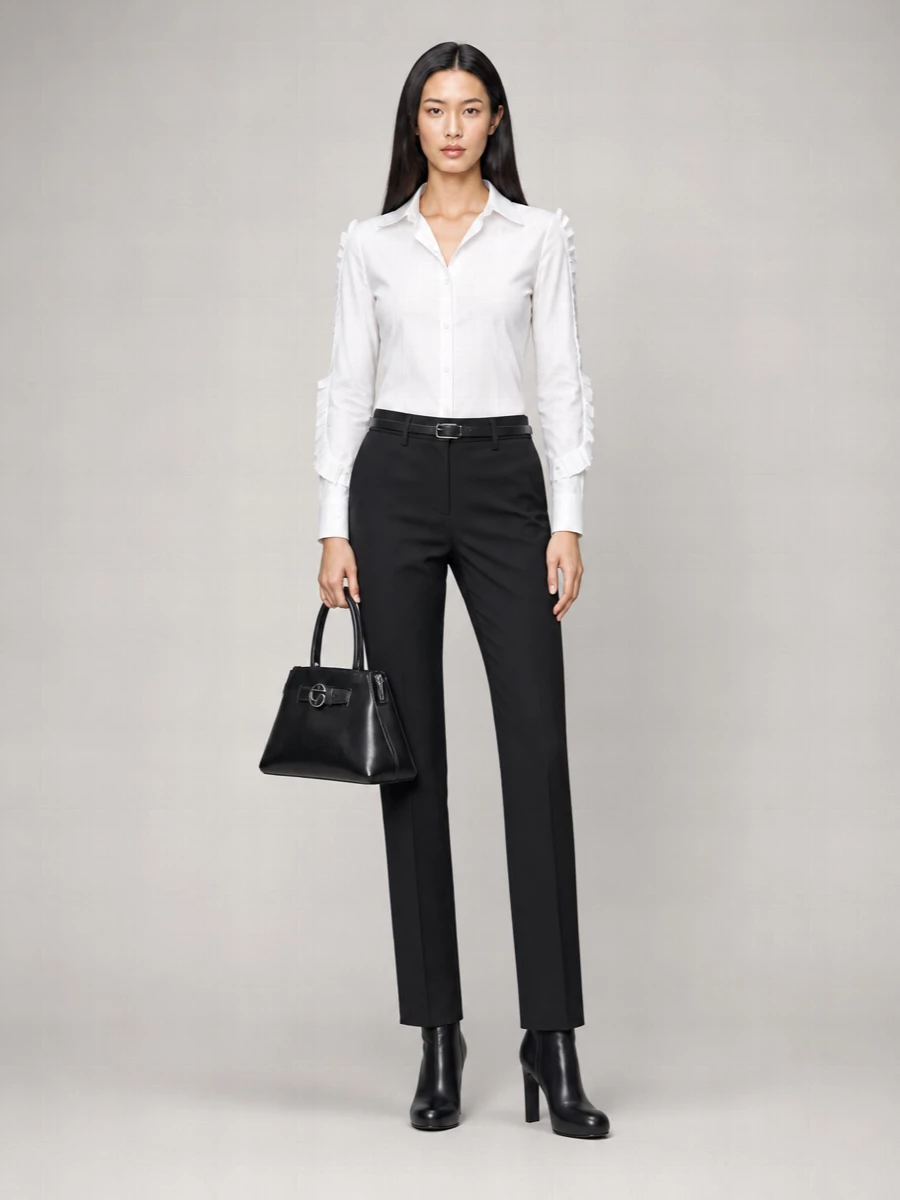 Coperni High-Rise Straight-Leg Tailored Trousers