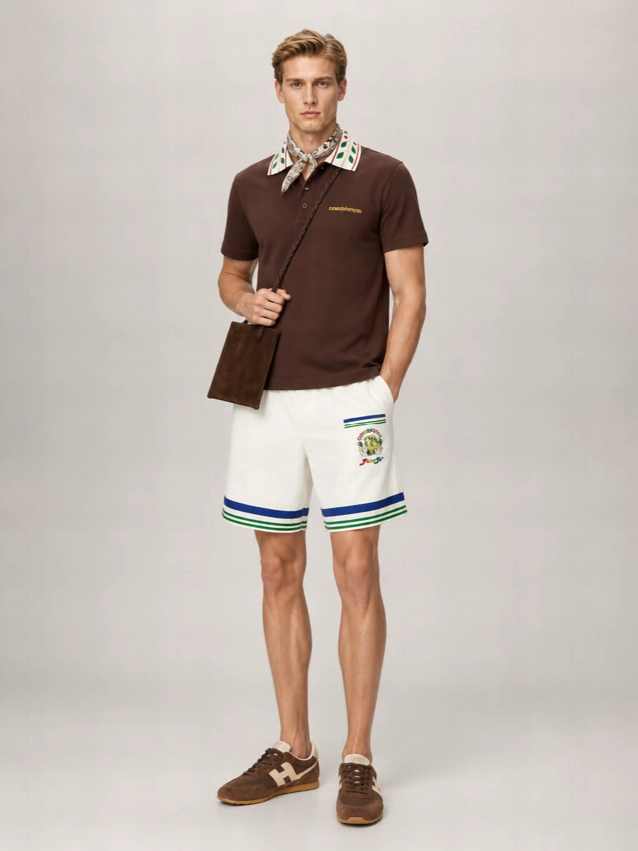 Casablanca Piqué Polo Shirt
