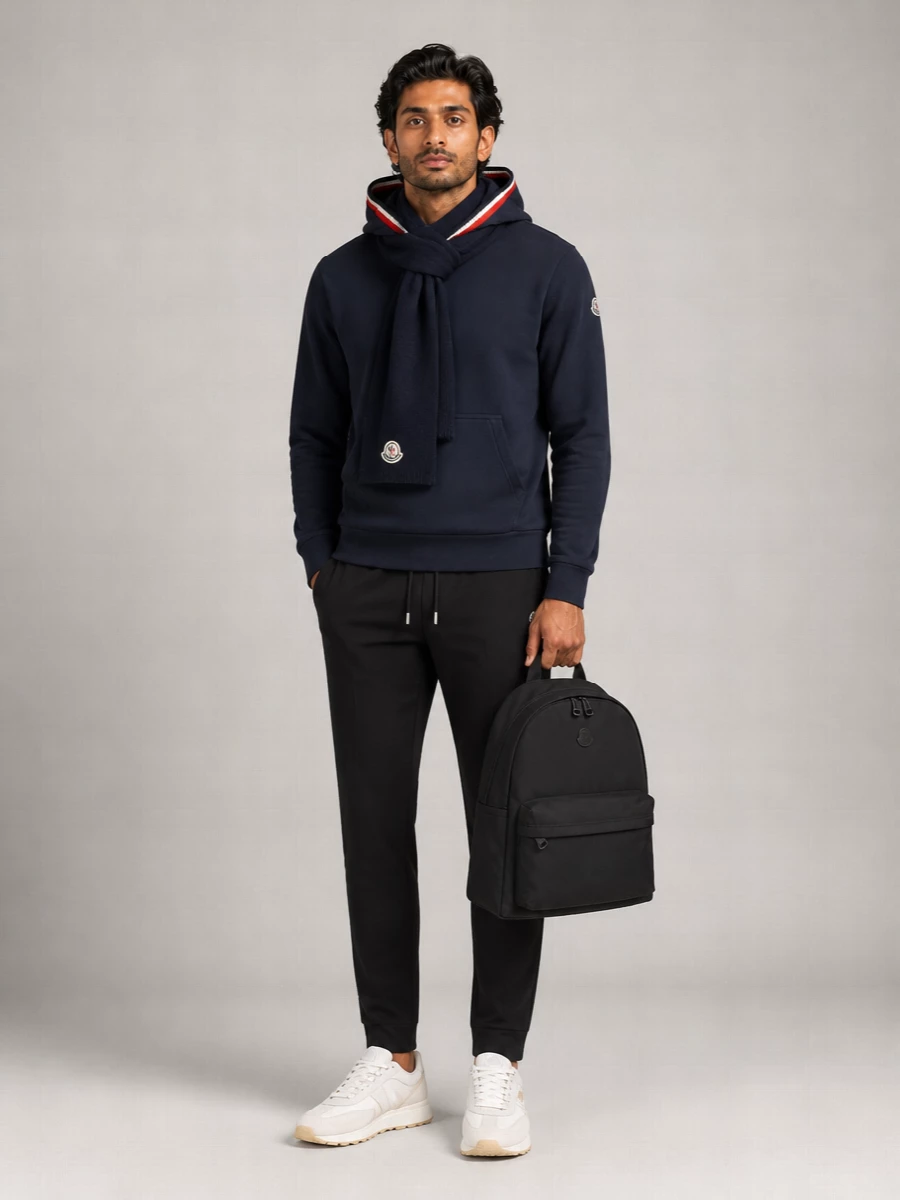 Moncler Cotton Hooded Sweatshirt