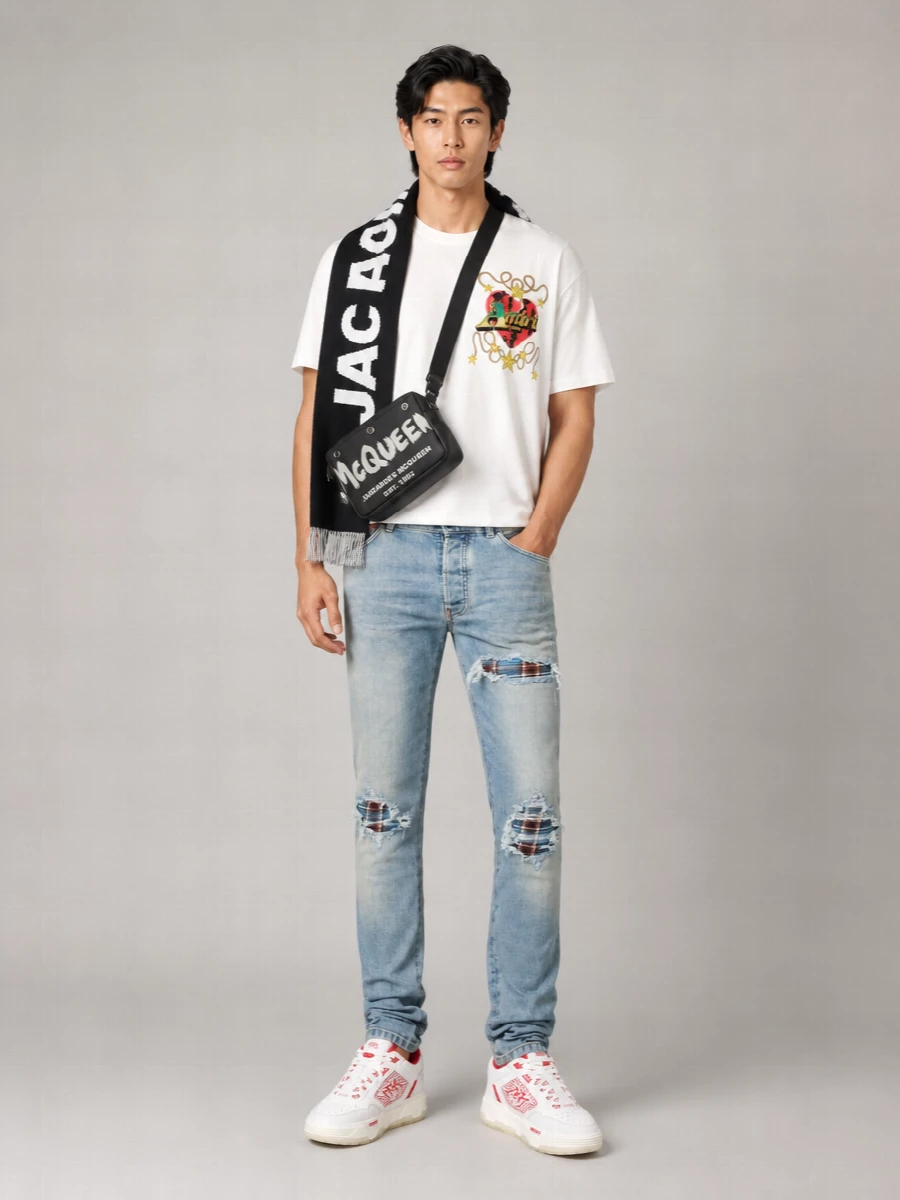 Amiri Oversized Printed Cotton T-Shirt