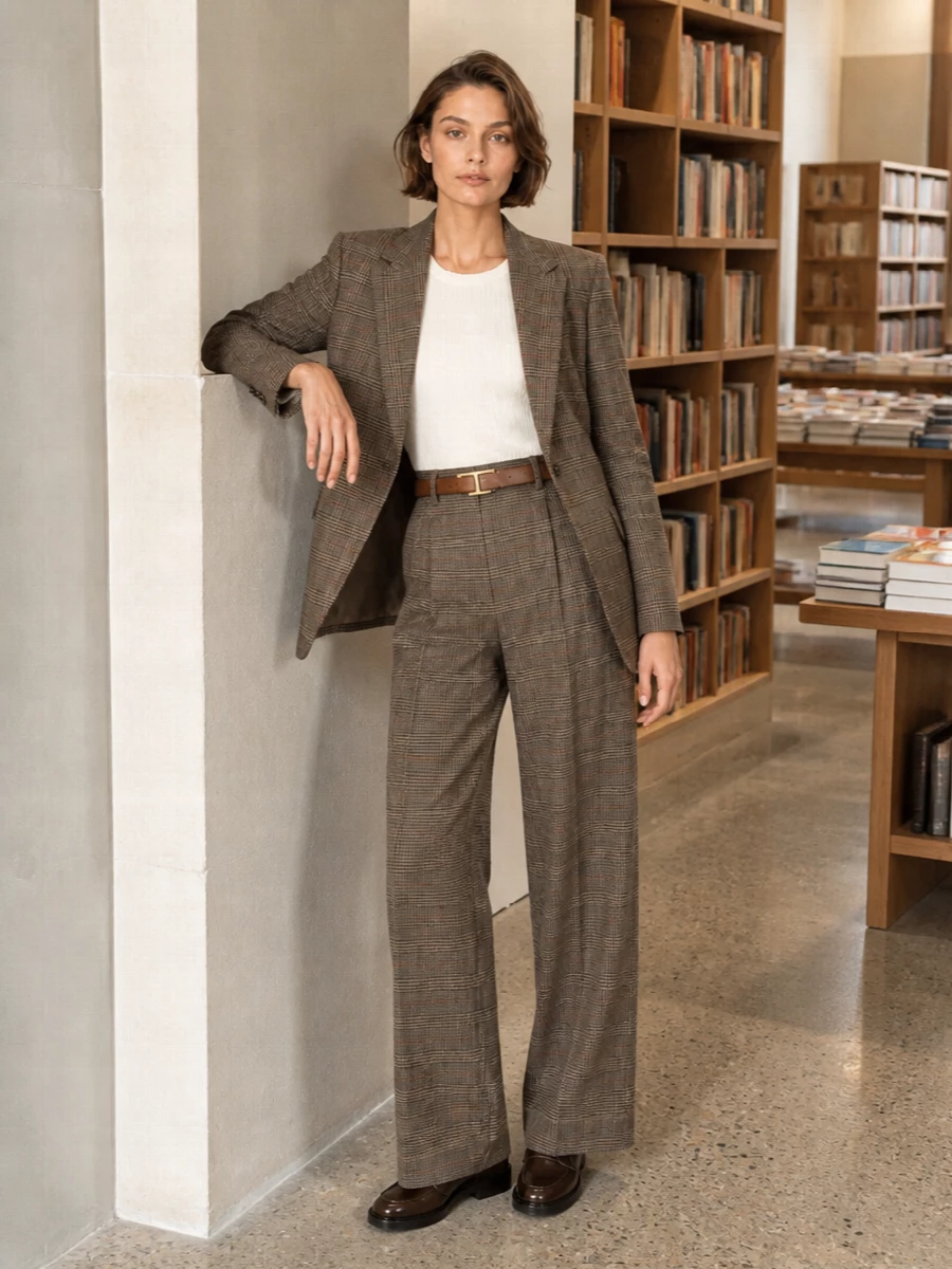 S max mara blazer pt torino trousers outfit