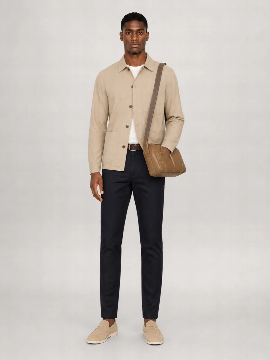 Polo Ralph Lauren Linen Blend Long Sleeve Shirt