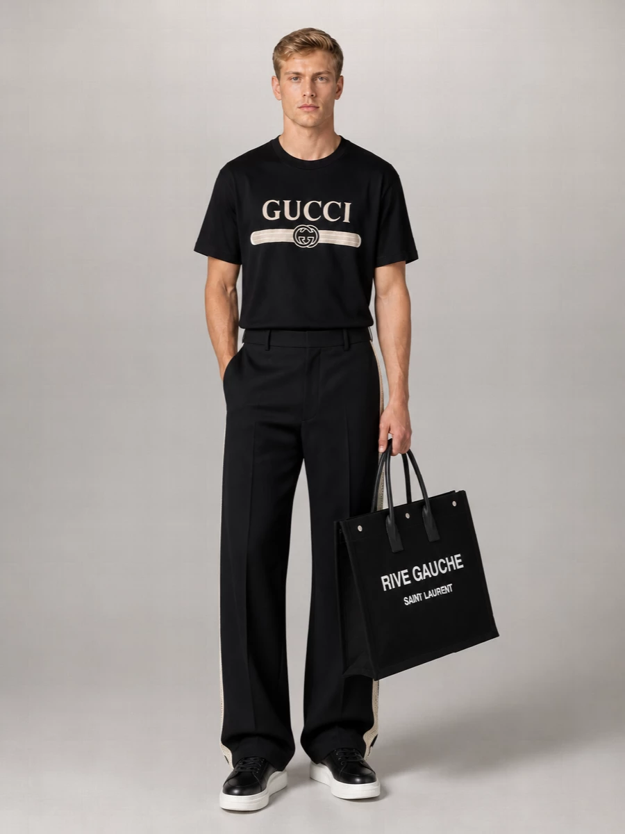 Mc Queen Leather Larry Low-Top Sneakers