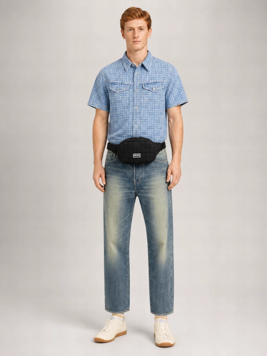 Kenzo Denim Straight-Leg Jeans