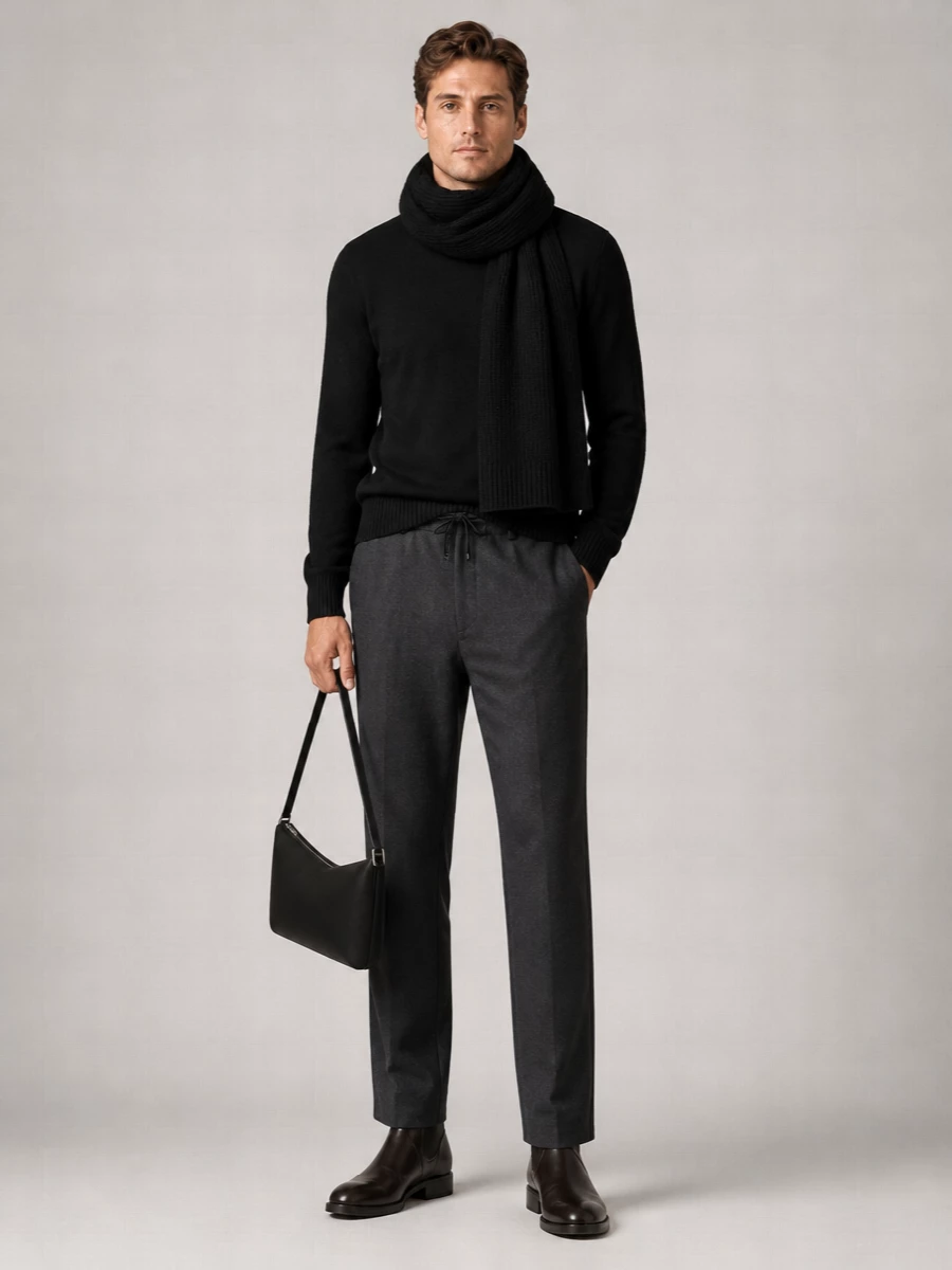 Lisa Yang Cashmere Relaxed-Fit Ribbed-Crewneck Jumper