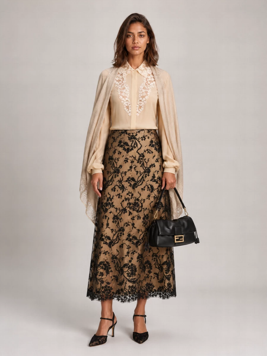 Fendi a-line skirt