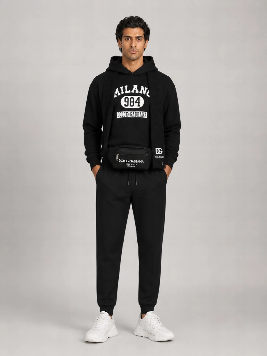 Dolce&Gabbana Cotton Printed Hoodie