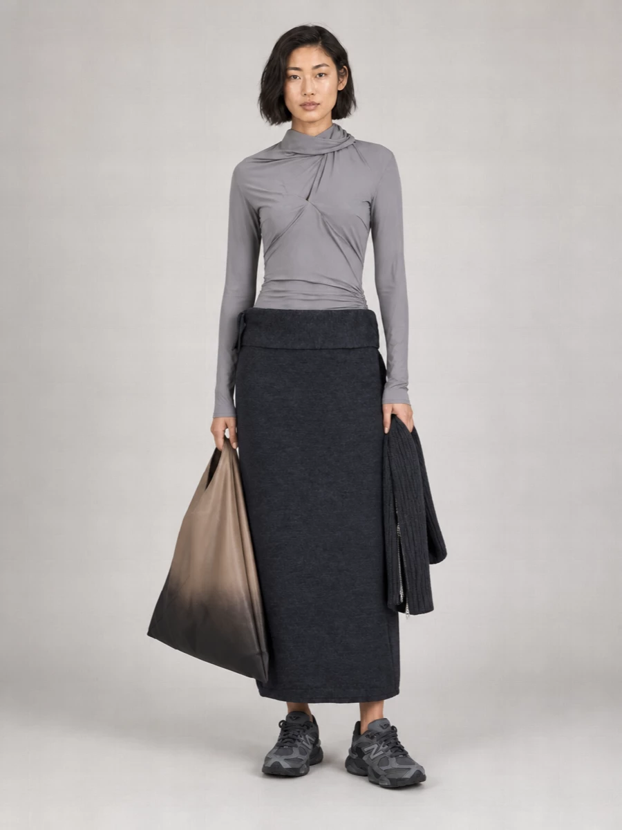 Entire Studios Virgin Wool High-Rise Skirt