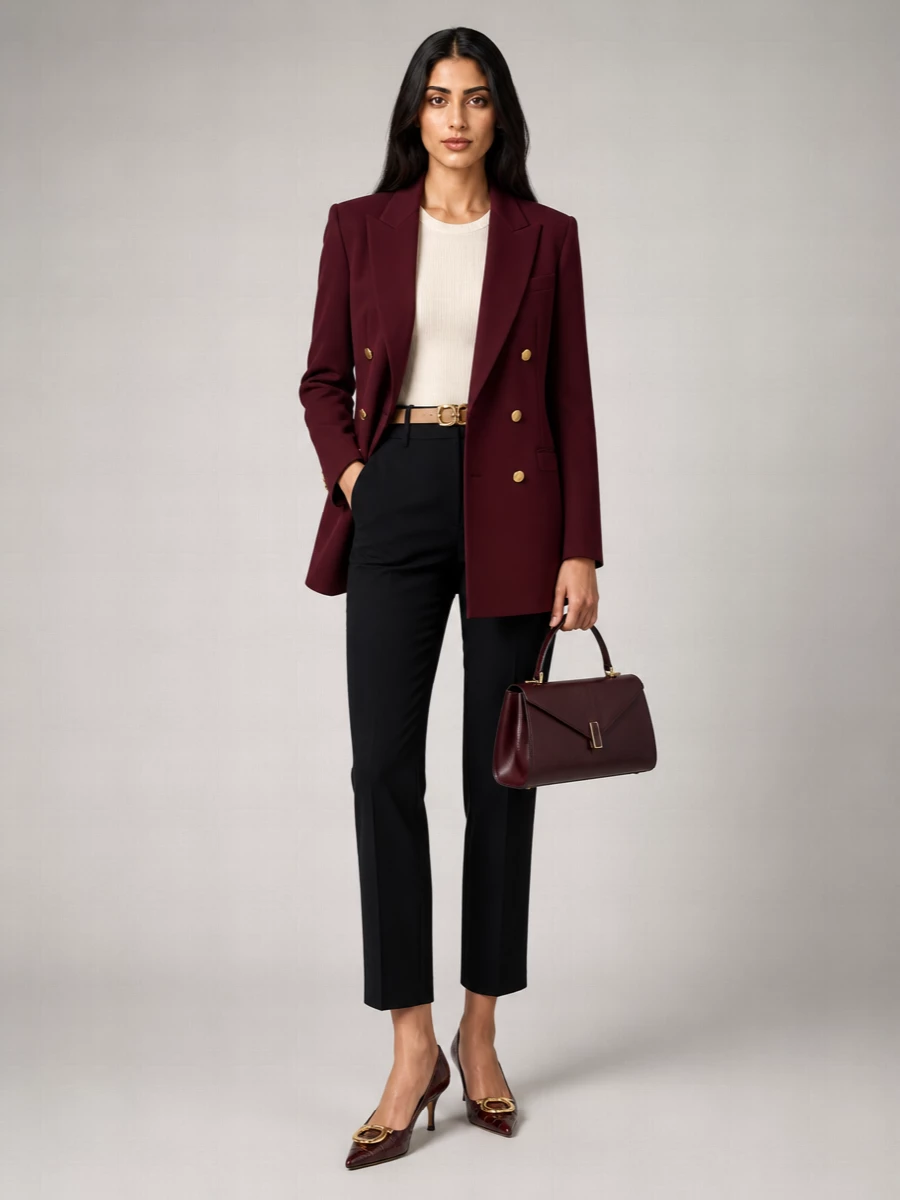 Alberta Ferretti satin blazer