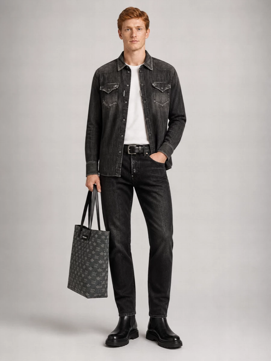 Dsquared2 Denim Western Shirt