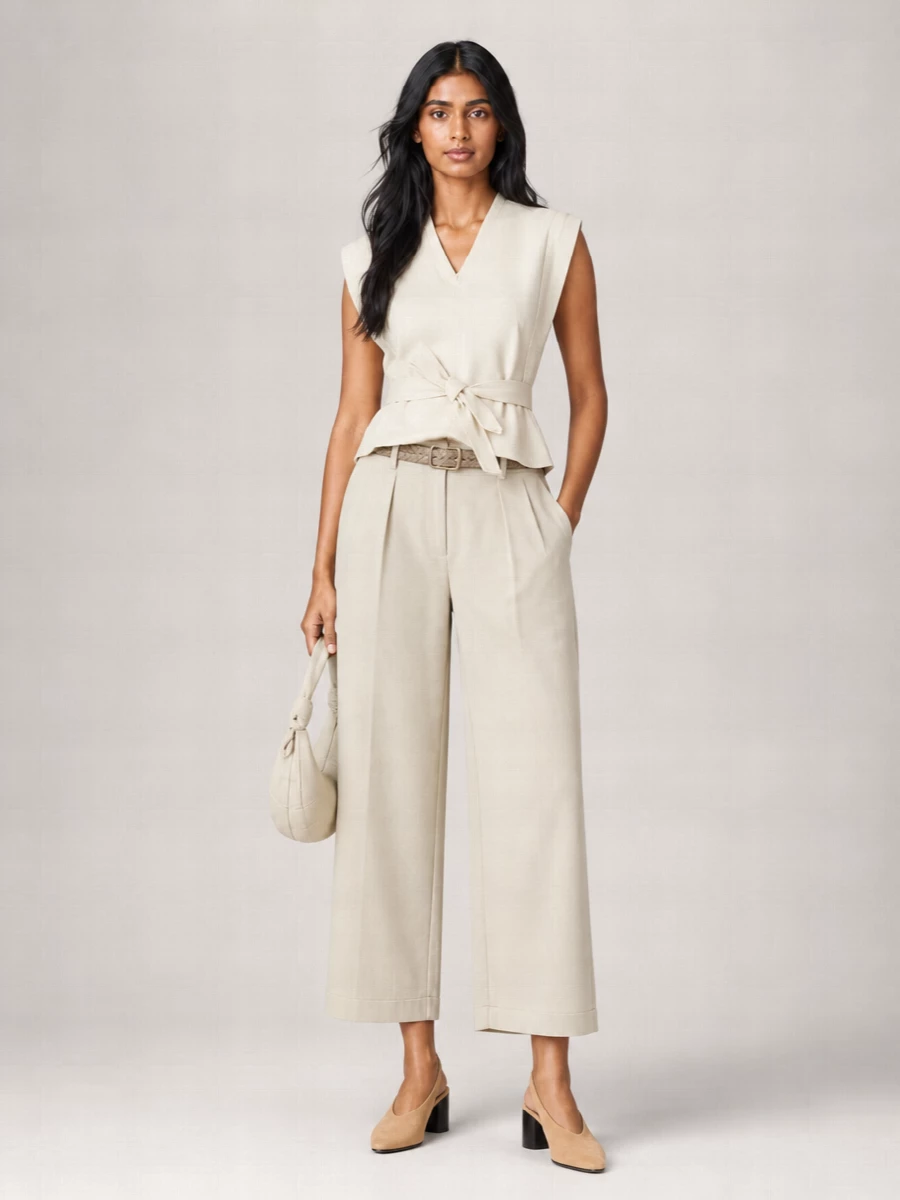 Lemaire Cotton Wide-Leg Trousers