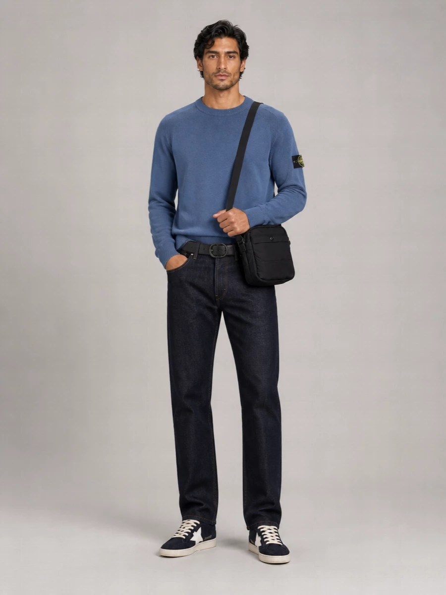 Stone Island Denim Straight-Leg Jeans