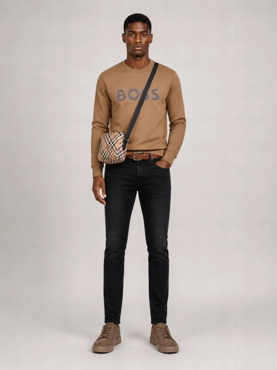 Boss Cotton Logo Sweatshirt