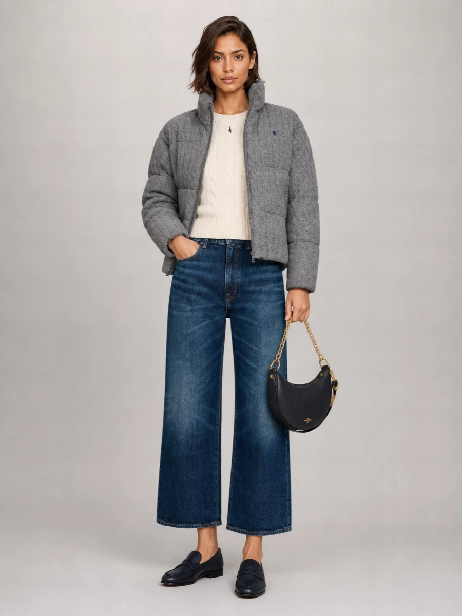 Ralph Lauren Cashmere Puffer Coat
