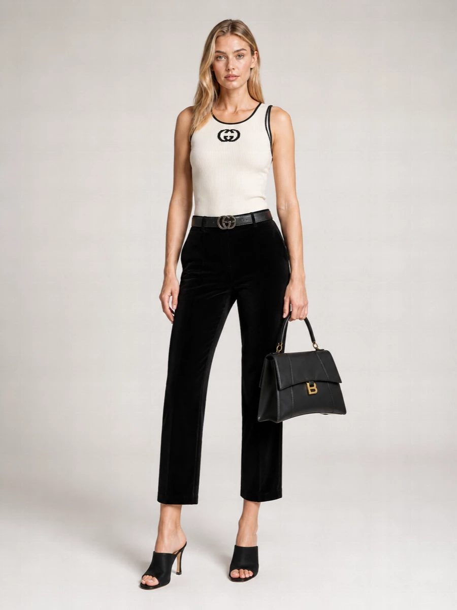 Gucci Black Trousers
