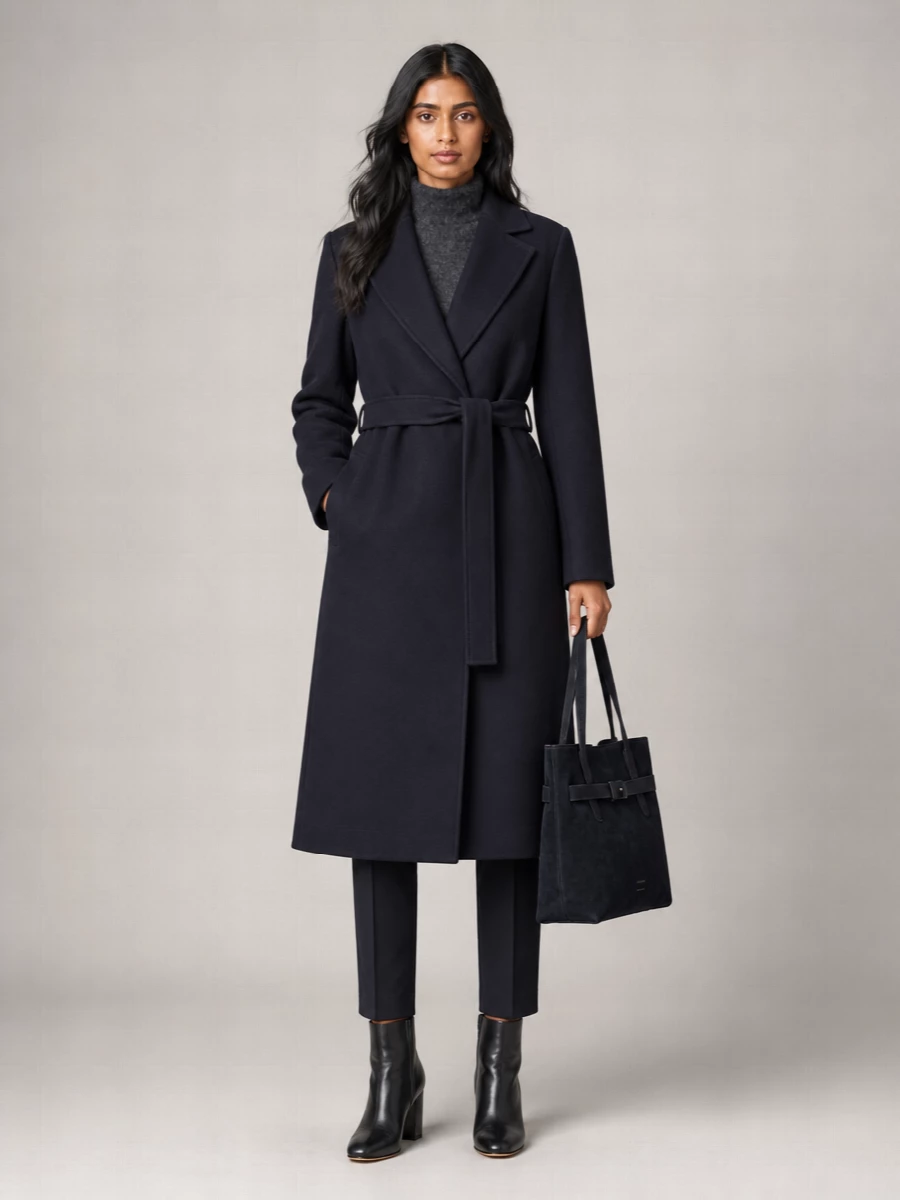 S Max Mara Wool Belted Coat