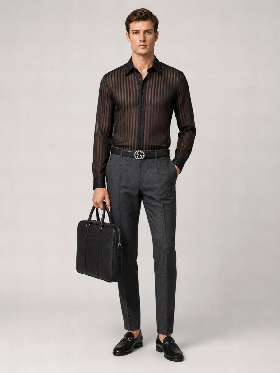 Gucci Silk Dress Shirt