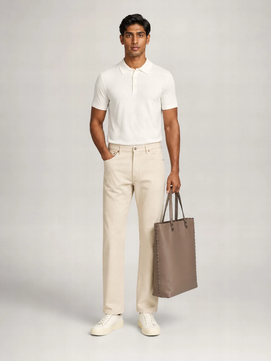 Valentino Garavani Leather Tote Bag