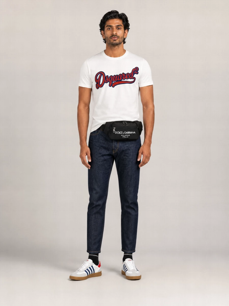 Dsquared2 Logo Cotton Jersey T-Shirt