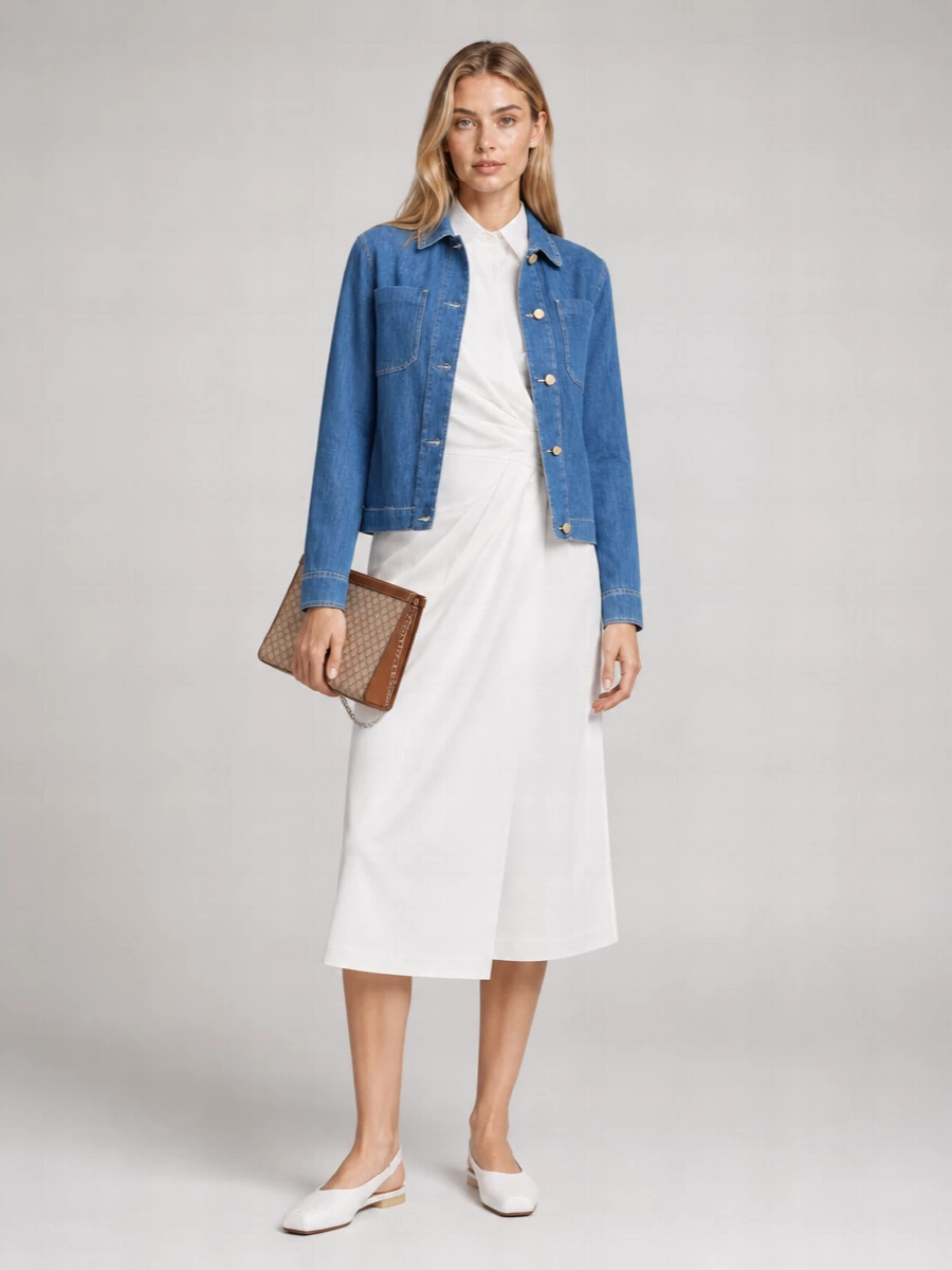 S Max Mara Chambray Jacket