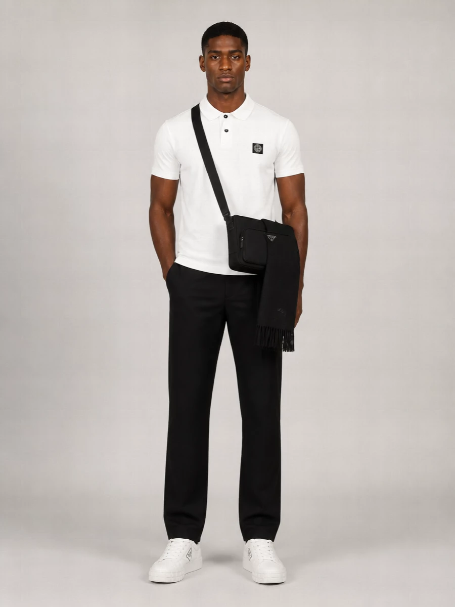 Stone Island Slim-Fit Cotton Polo Shirt