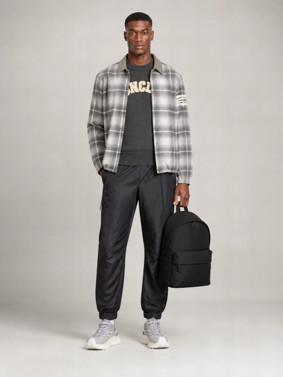Moncler Genius reversible checked padded coat