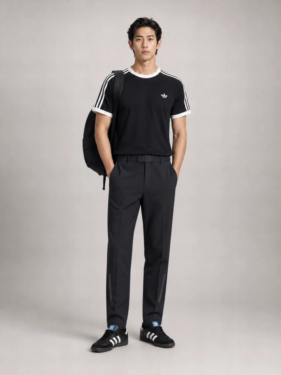 Adidas Straight-Leg Trousers