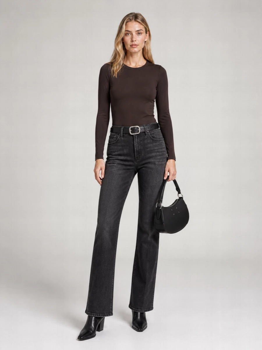 Mother Denim Straight-Leg Jeans