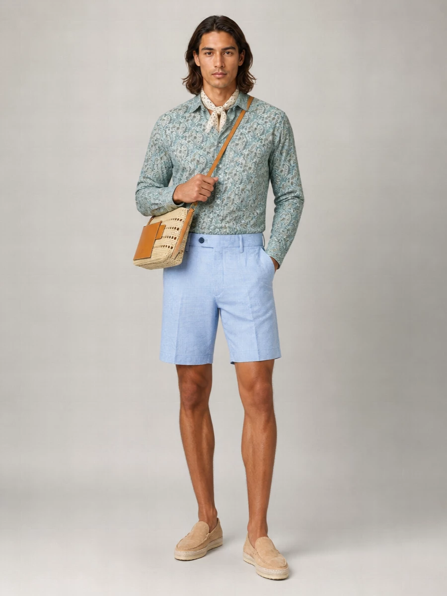 Etro Paisley-Print Long-Sleeve Shirt