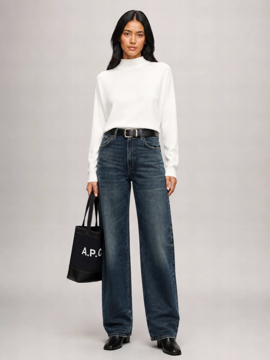Haikure denim straight-leg jeans