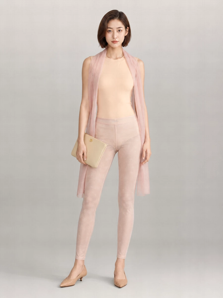 Dolce&Gabbana Logo Lace Cropped Leggings