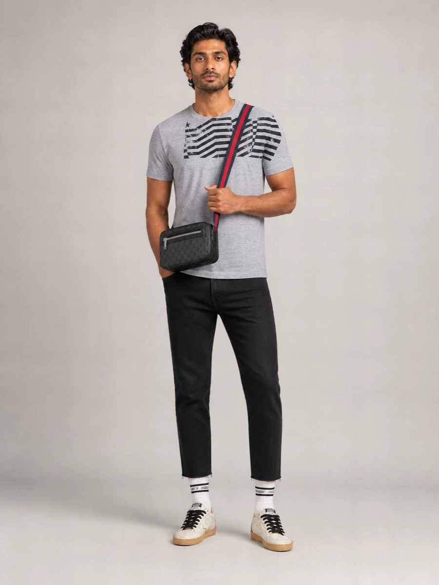 Golden Goose Printed Cotton Jersey T-Shirt