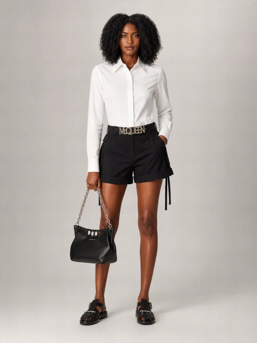 Alexander Mcqueen Cotton Bermuda Shorts