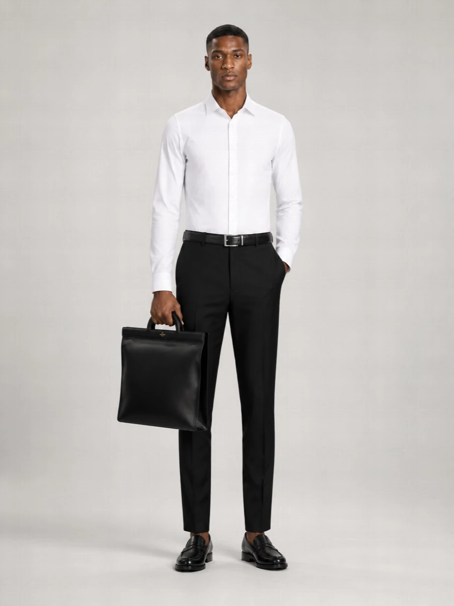 Emporio Armani Technical Tailored Trousers