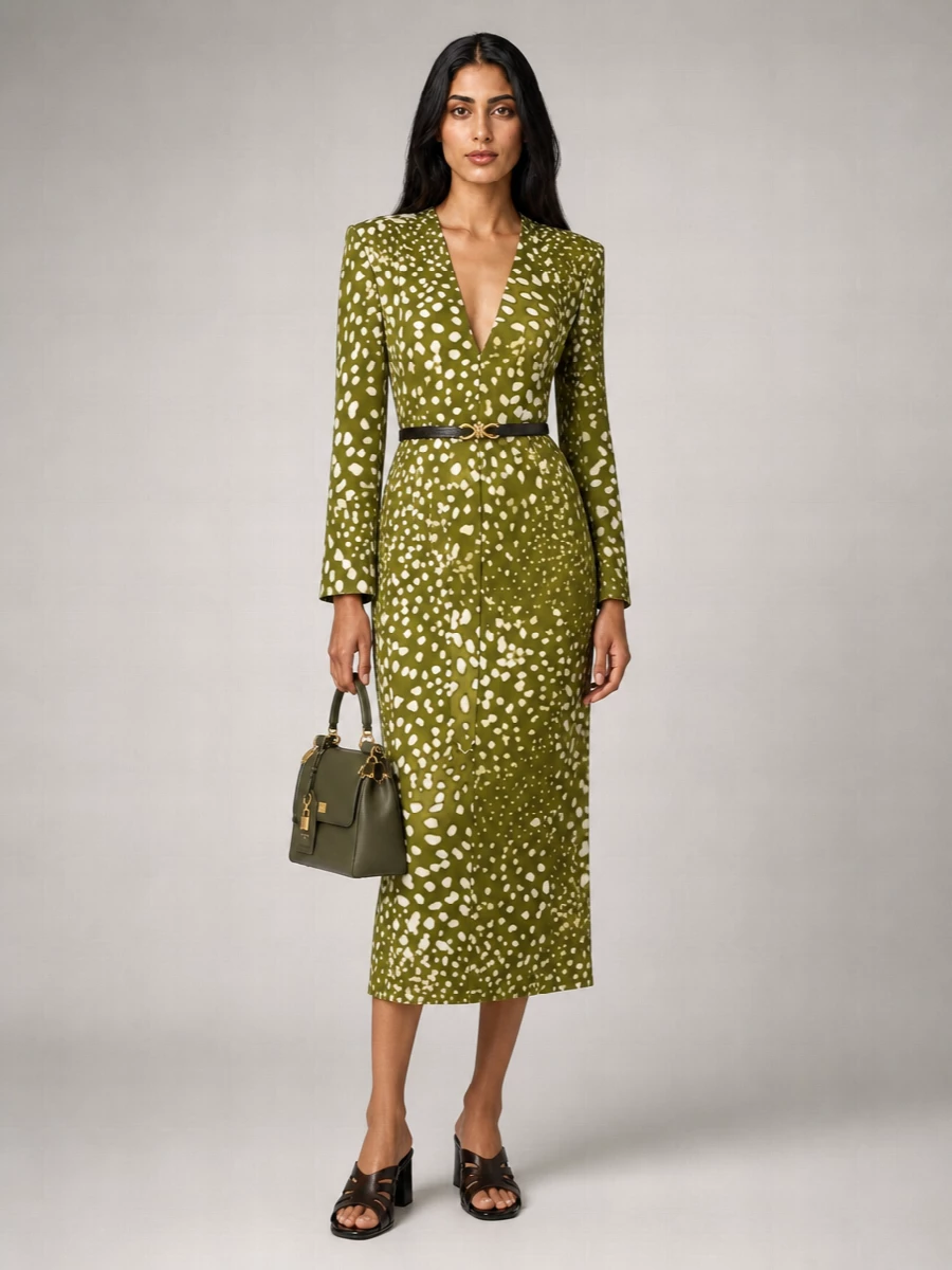 Dries Van Noten Dohana Midi Dress