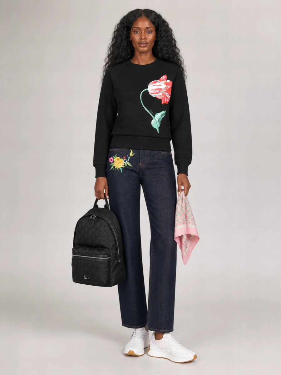 Kenzo Cotton Printed Sweatshirt