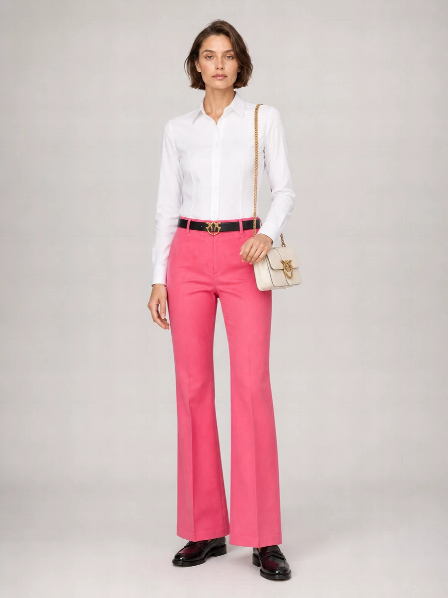 Paul Smith High-Rise Flared Velvet Trousers
