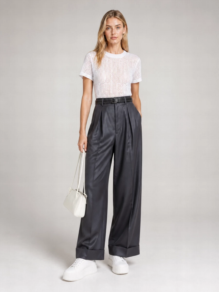 Jil Sander Leather Low-Top Sneakers