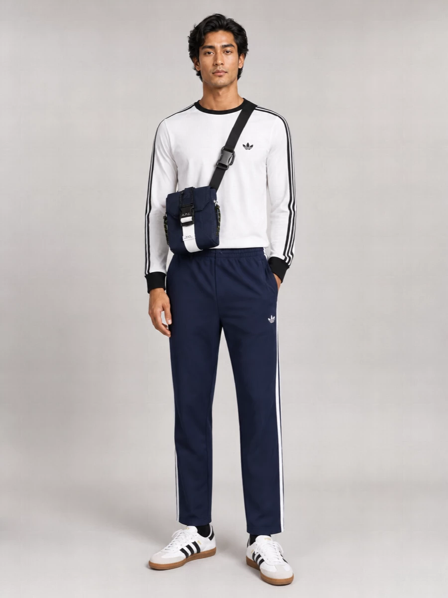 Adidas Straight-Leg Track Pants