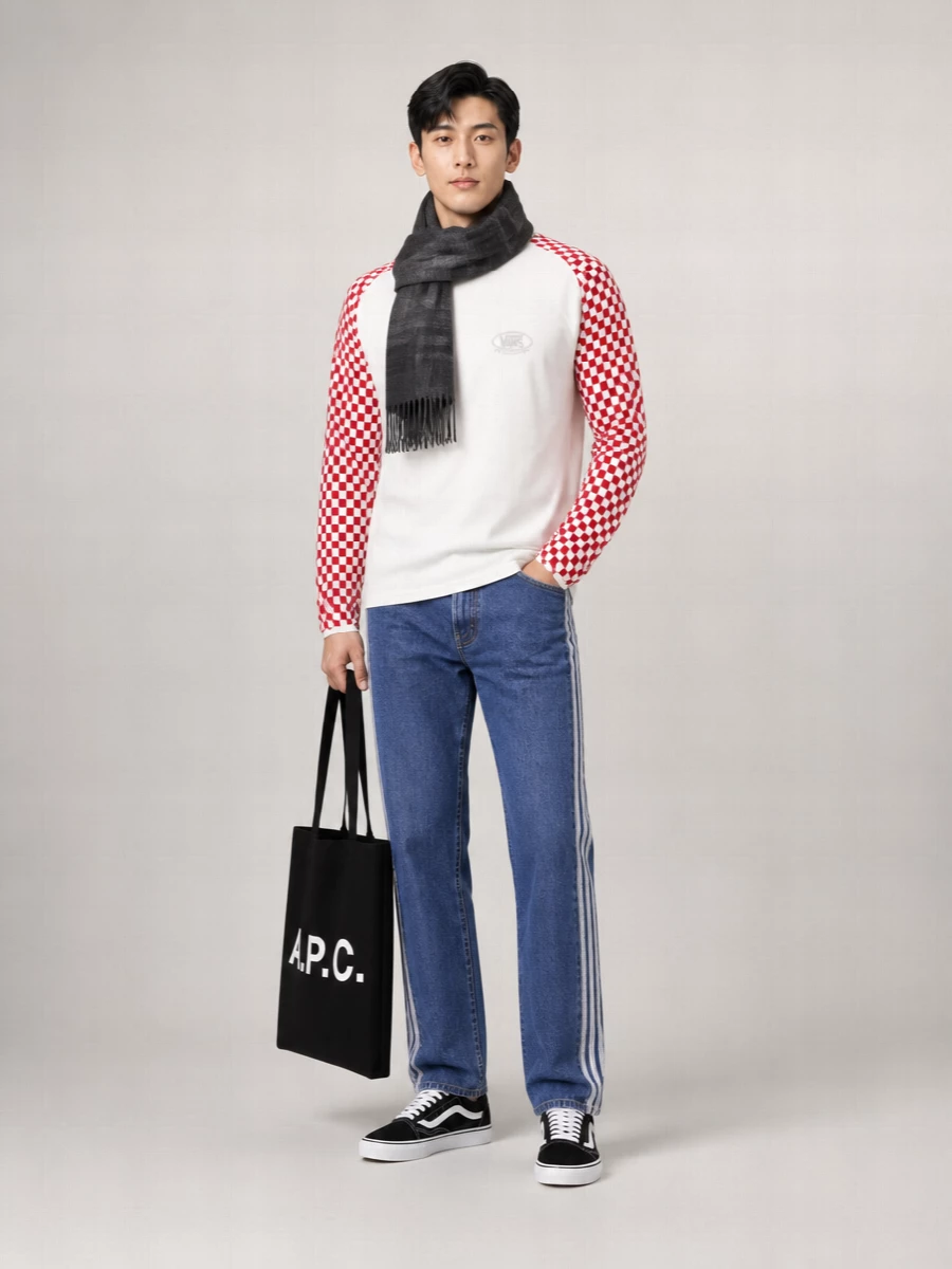 A.p.c. Canvas Logo-Print Tote Bag