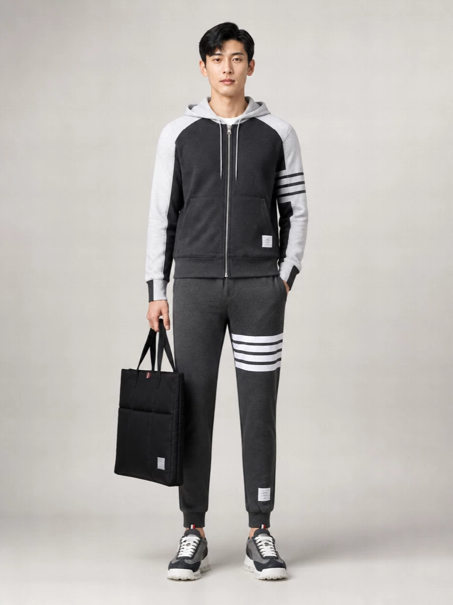 Thom Browne Cotton Hooded Jacket