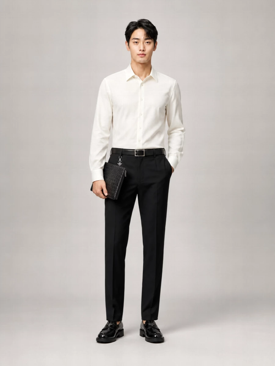 Prada Cotton Poplin Tailored Trousers