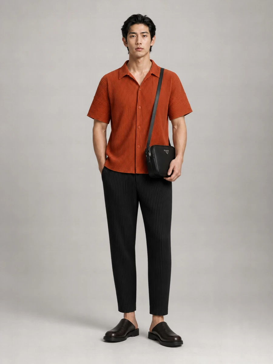 Homme Plisse Issey Miyake Polyester Shirt