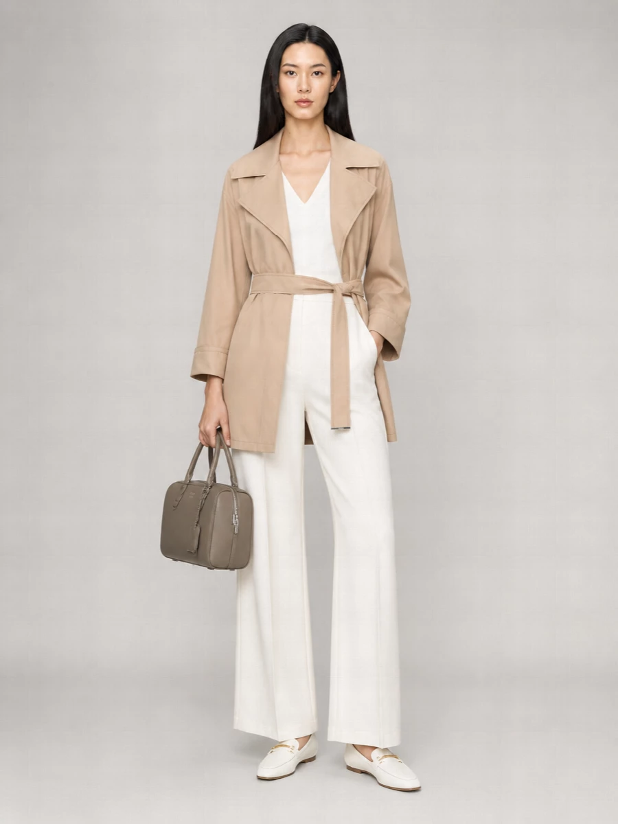 Herno Belted Cotton Trench Coat