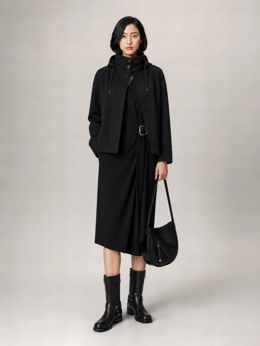 Loewe Leather Biker Ankle Boots
