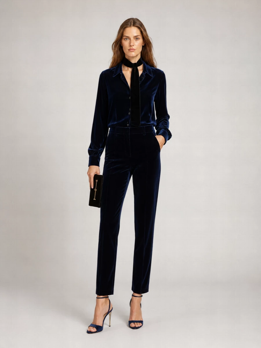 Tom Ford Velvet Padlock Sandals